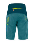 KARPOS pantalones cortos sin tirantes - RAPID BAGGY - azul/verde