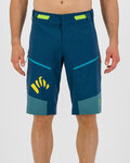 KARPOS pantalones cortos sin tirantes - RAPID BAGGY - azul/verde