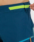 KARPOS pantalones cortos sin tirantes - RAPID BAGGY - azul/verde