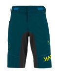KARPOS pantalones cortos sin tirantes - BALLISTIC EVO - azul/verde