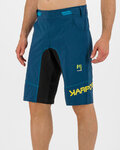 KARPOS pantalones cortos sin tirantes - BALLISTIC EVO - azul/verde
