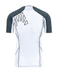 KARPOS Camiseta de manga corta - LAVAREDO - blanco/negro
