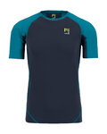 KARPOS Camiseta de manga corta - LAVAREDO - negro/azul