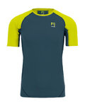 KARPOS Camiseta de manga corta - LAVAREDO - verde/amarillo