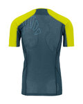 KARPOS Camiseta de manga corta - LAVAREDO - verde/amarillo
