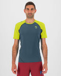 KARPOS Camiseta de manga corta - LAVAREDO - verde/amarillo