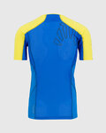 KARPOS Camiseta de manga corta - LAVAREDO - azul/amarillo