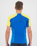 KARPOS Camiseta de manga corta - LAVAREDO - azul/amarillo