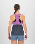 KARPOS camiseta sin mangas - QUICK W - púrpura/gris