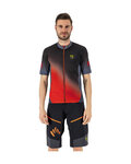 KARPOS jersey de manga corta - JUMP - rojo/negro