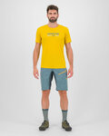 KARPOS Camiseta de manga corta - VAL FEDERIA - amarillo