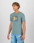 KARPOS Camiseta de manga corta - VAL FEDERIA - verde/amarillo
