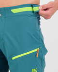 KARPOS pantalones cortos sin tirantes - VAL VIOLA - turquesa