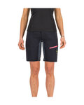 KARPOS pantalones cortos sin tirantes - VAL VIOLA - negro