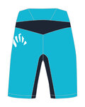 KARPOS pantalones cortos sin tirantes - VAL VIOLA W - turquesa/azul