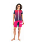 KARPOS jersey de manga corta - VERVE EVO W - azul/rosa