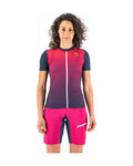 KARPOS jersey de manga corta - VERVE EVO W - azul/rosa
