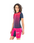 KARPOS jersey de manga corta - VERVE EVO W - azul/rosa