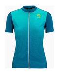 KARPOS jersey de manga corta - VERVE EVO - turquesa