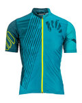 KARPOS jersey de manga corta - GREEN FIRE - turquesa
