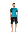 KARPOS jersey de manga corta - GREEN FIRE - turquesa