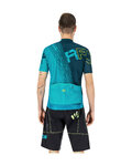 KARPOS jersey de manga corta - GREEN FIRE - turquesa