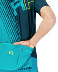 KARPOS jersey de manga corta - GREEN FIRE - turquesa