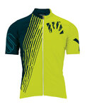 KARPOS jersey de manga corta - GREEN FIRE - amarillo/azul