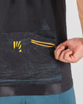 KARPOS jersey de manga corta - GREEN FIRE - negro/amarillo