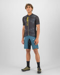 KARPOS jersey de manga corta - GREEN FIRE - negro/amarillo