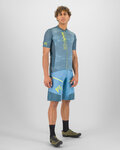 KARPOS jersey de manga corta - GREEN FIRE - amarillo/azul