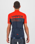 KARPOS jersey de manga corta - GREEN FIRE - rojo/gris