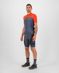 KARPOS jersey de manga corta - GREEN FIRE - rojo/gris