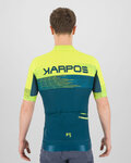 KARPOS jersey de manga corta - GREEN FIRE - amarillo/verde