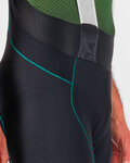 KARPOS pantalones cortos de tirantes - VERVE EVO - negro/turquesa