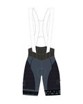 KARPOS pantalones cortos de tirantes - VERVE EVO - negro