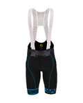 KARPOS pantalones cortos de tirantes - VERVE EVO - negro/azul