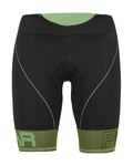 KARPOS pantalones cortos sin tirantes - VERVE EVO - negro/verde