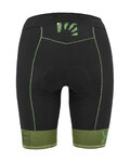 KARPOS pantalones cortos sin tirantes - VERVE EVO - negro/verde