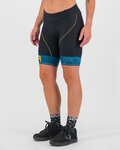 KARPOS pantalones cortos sin tirantes - VERVE EVO - negro/verde