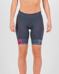 KARPOS pantalones cortos sin tirantes - VERVE EVO W - azul/rosa