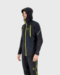 KARPOS chaqueta impermeable - LAVAREDO RAIN - negro/verde