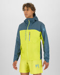 KARPOS chaqueta impermeable - LAVAREDO RAIN EVO - amarillo/azul