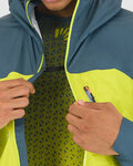 KARPOS chaqueta impermeable - LAVAREDO RAIN EVO - amarillo/azul