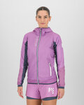 KARPOS chaqueta impermeable - LAVAREDO RAIN EVO W - púrpura/gris