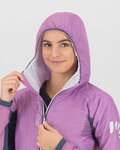 KARPOS chaqueta impermeable - LAVAREDO RAIN EVO W - púrpura/gris
