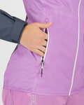 KARPOS chaqueta impermeable - LAVAREDO RAIN EVO W - gris/púrpura