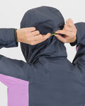 KARPOS chaqueta impermeable - LAVAREDO RAIN EVO W - gris/púrpura