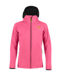 KARPOS chaqueta cortaviento - LAVAREDO KID WINTER - rosa/negro