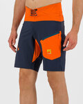 KARPOS pantalones cortos sin tirantes - VAL DI DENTRO - azul/naranja
